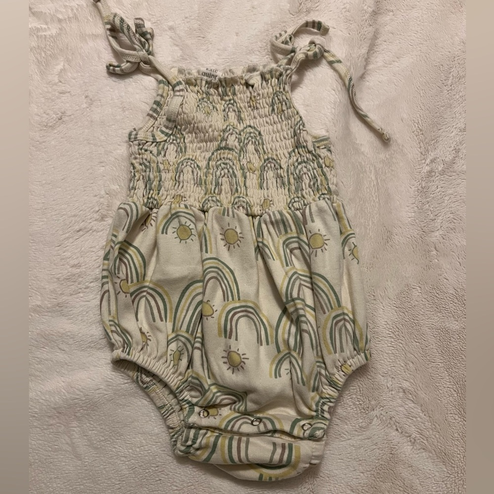 Kate Quinn Rainbow bubble romper 12-18 months
